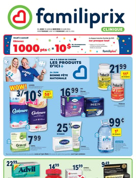 Circulaire Familiprix - Clinique Circulaire Familiprix - Clinique